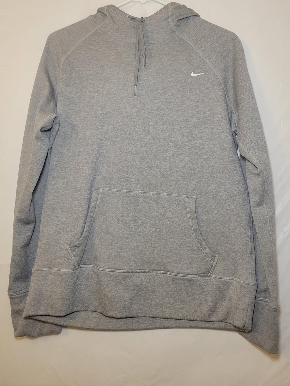 Nike Gray  Hoodie with White Swoosh